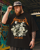 Metallica Men's Plus Size Cotton T-Shirt
